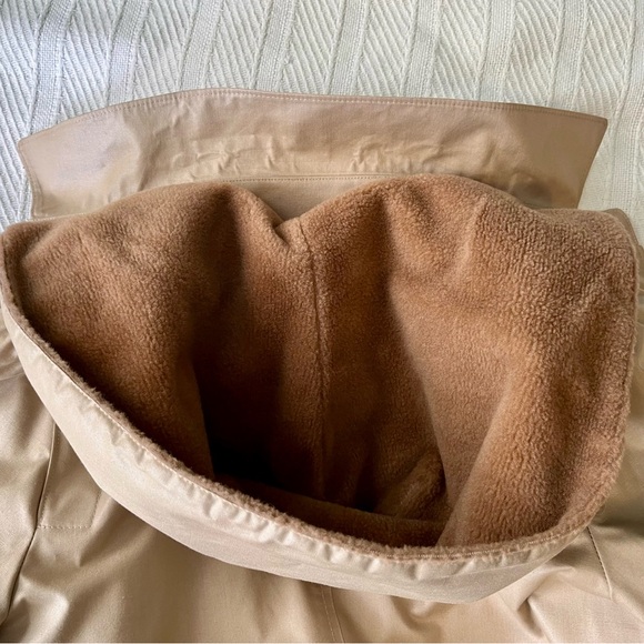 Vintage London Fog Trench Coat midi with removable lining & hood - Picture 12 of 16